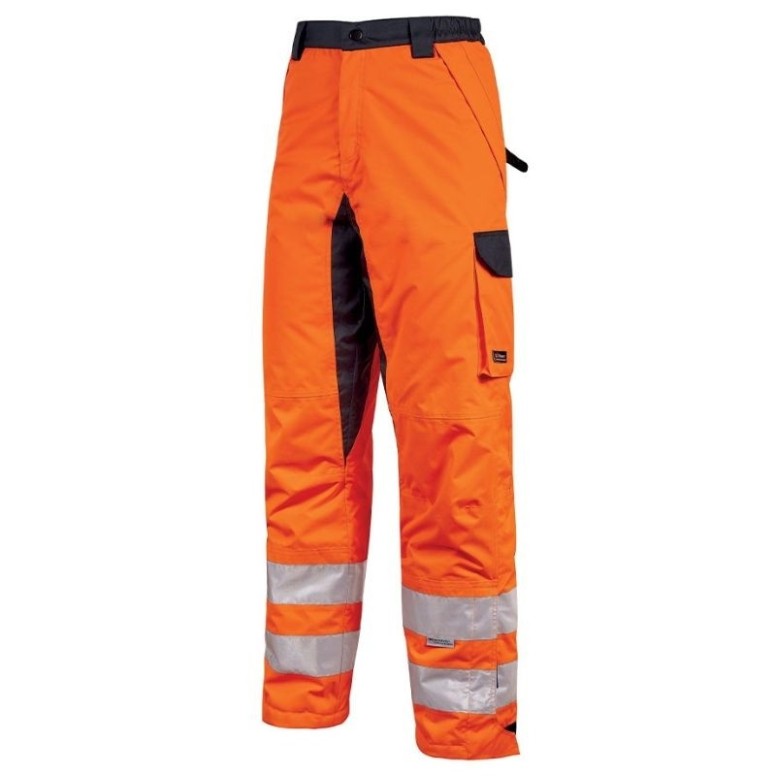 Pantalon de travail haute visibilité à poches...