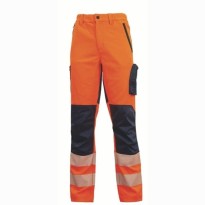 Pantalons de travail extensibles haute visibilité U-Power Roy HL222RF