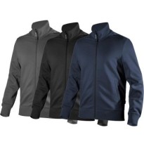 Sweat de travail à fermeture éclair intégrale en polyester et coton Sweatshirt Industry FZ 702.176222