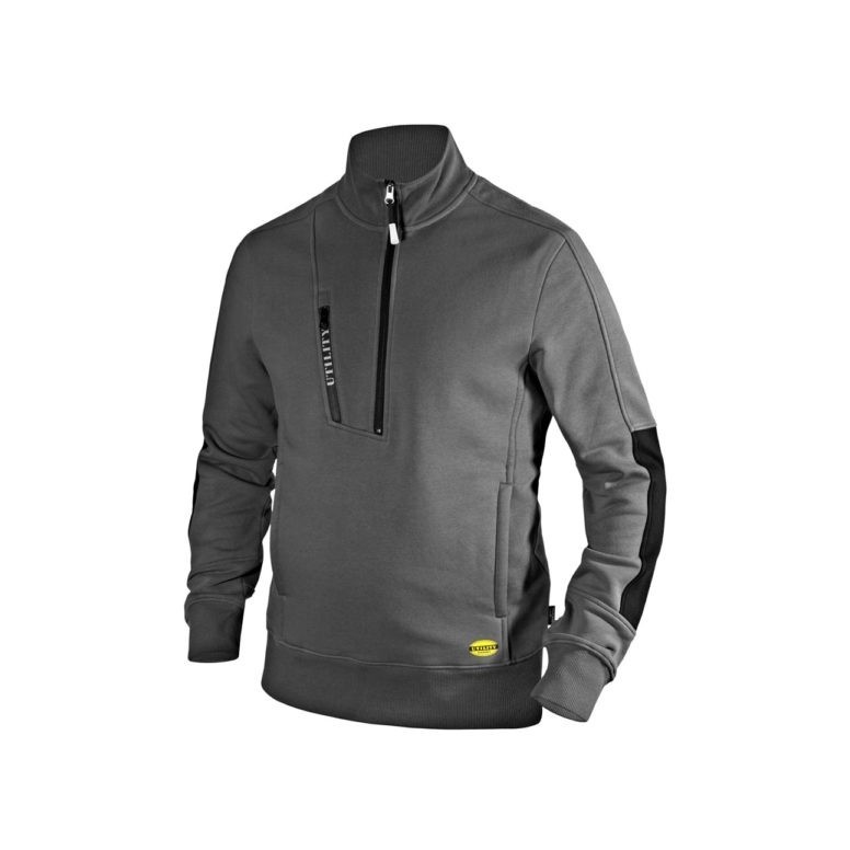 Sweat de travail à demi-zip Diadora Sweatshirt...