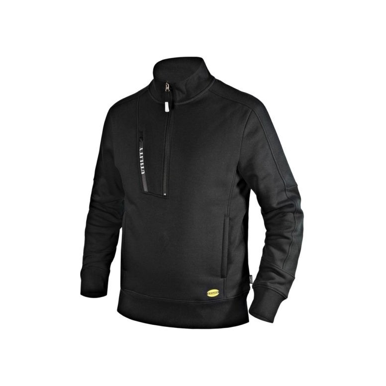 Sweat de travail à demi-zip Diadora Sweatshirt...