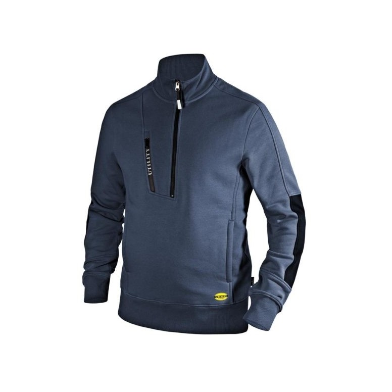 Sweat de travail à demi-zip Diadora Sweatshirt...