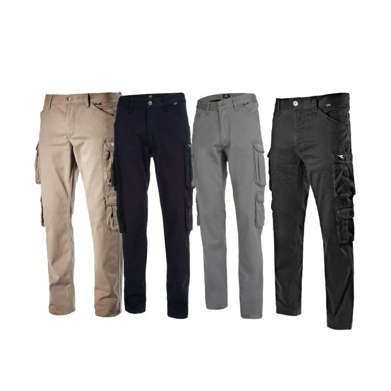 Pantalons de travail Diadora Multipoche Stretch...