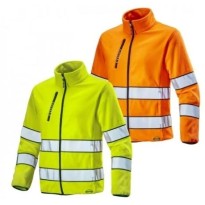 Polaire de travail à fermeture éclair intégrale haute visibilité Sweat Pile HV 702.172119