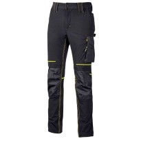 Pantalons de travail extensibles et élastiques à poches multiples U-Power Atom PE145BC