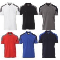 Polo de travail bicolore à manches courtes Company - Payper