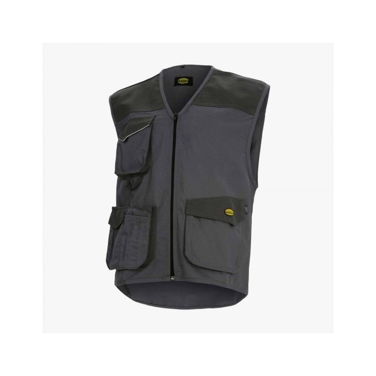 Gilet en twill multi-poches Diadora - Mover...
