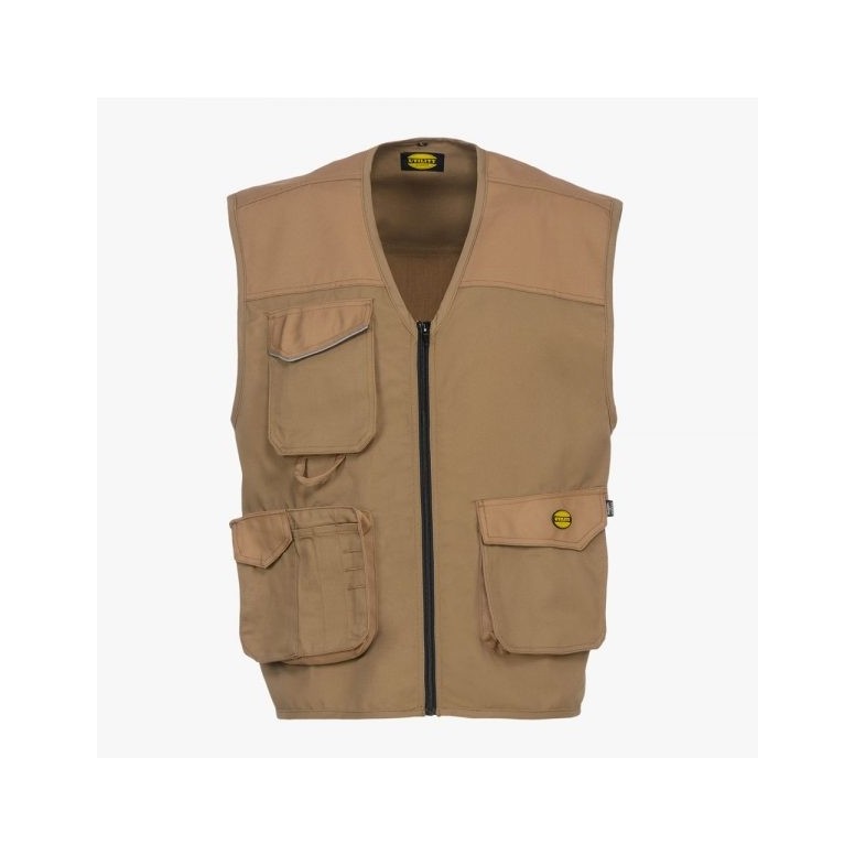 Gilet en twill multi-poches Diadora - Mover...