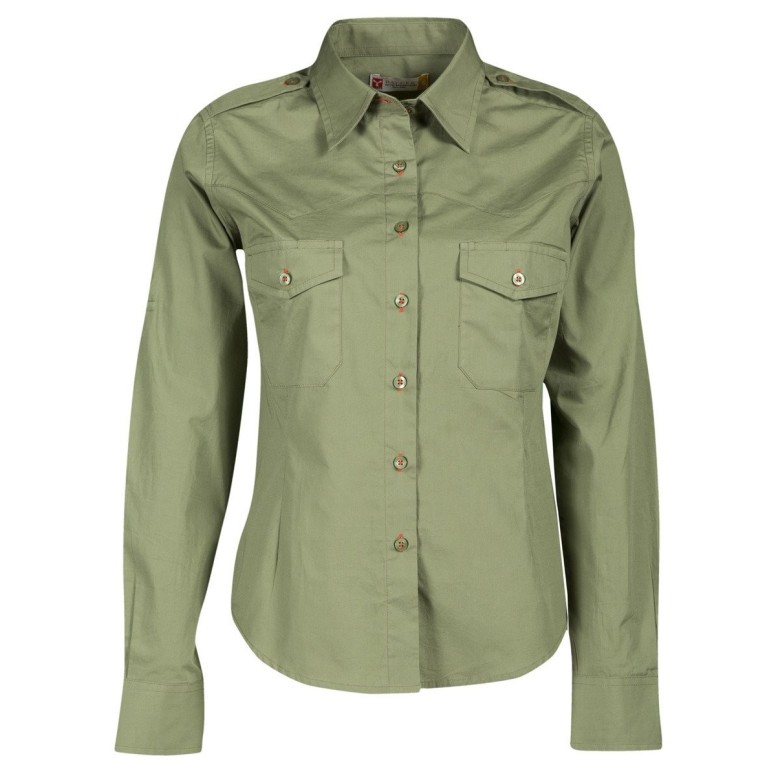 Chemise de travail pour femmes en 100 % coton...