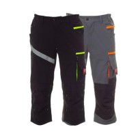 Pantalon de travail unisexe 3/4 à multiples poches en...