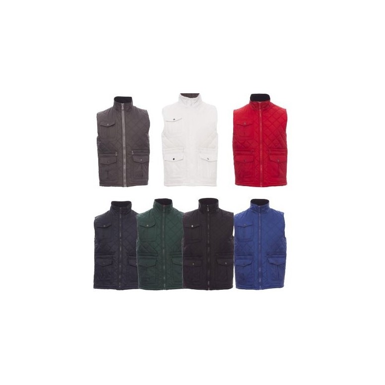 Gilet de travail d'hiver pour homme matelassé...