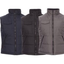 Gilet de travail à poches multiples en tissu matelassé...