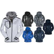 Veste Softshell Ergonomique à Manches Raglan et Capuche...