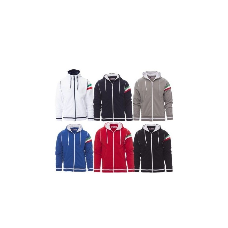 Sweat à fermeture éclair complète avec coutures...