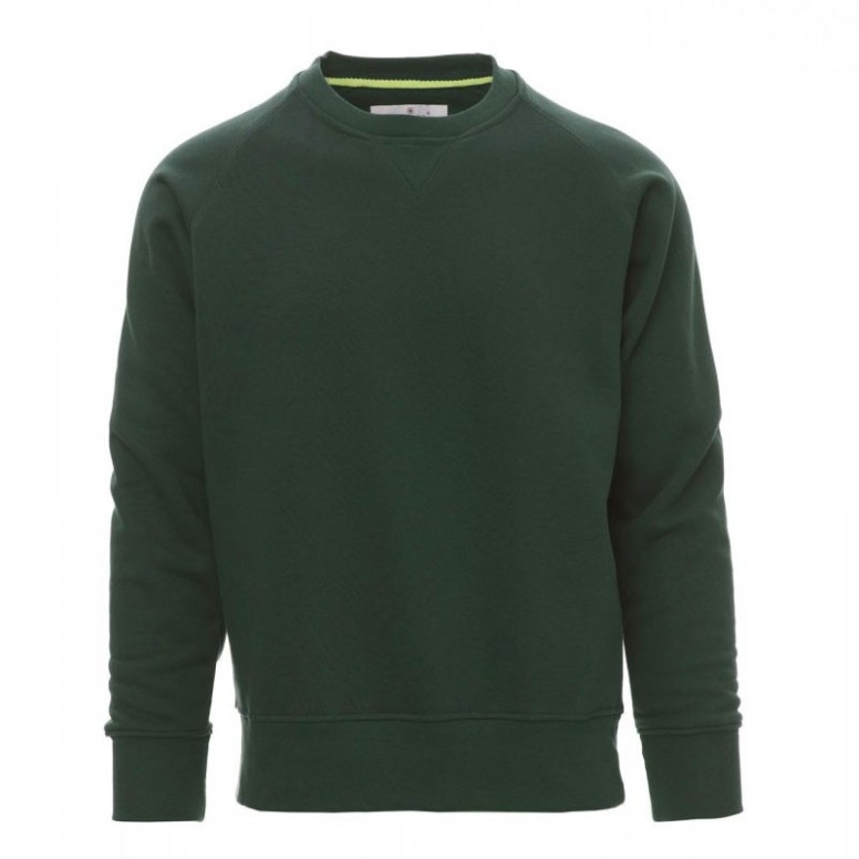 Sweat-shirt à col rond et manches raglan...