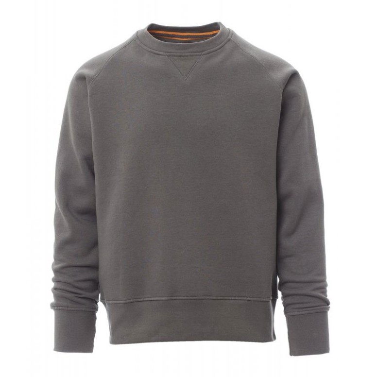 Sweat-shirt à col rond et manches raglan...