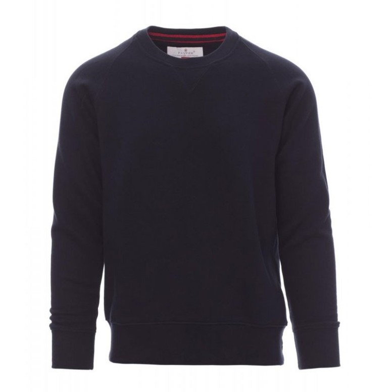 Sweat-shirt à col rond et manches raglan...
