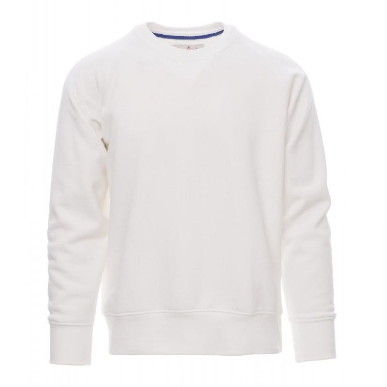 Sweat-shirt à col rond et manches raglan...