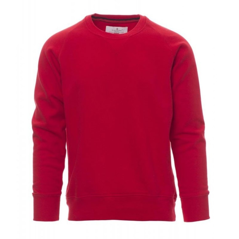 Sweat-shirt à col rond et manches raglan...