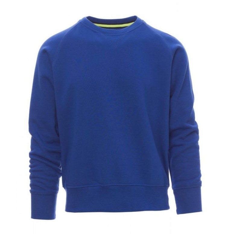 Sweat-shirt à col rond et manches raglan...
