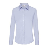 Chemise de travail Oxford pour femme à manches longues...