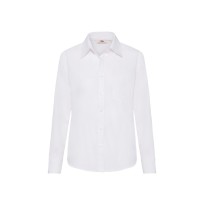Chemise de travail en popeline pour femme à manches longues Fruit Of The Loom FR650120