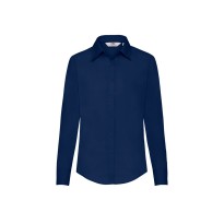 Chemise de travail en popeline pour femme à manches longues Fruit Of The Loom FR650120