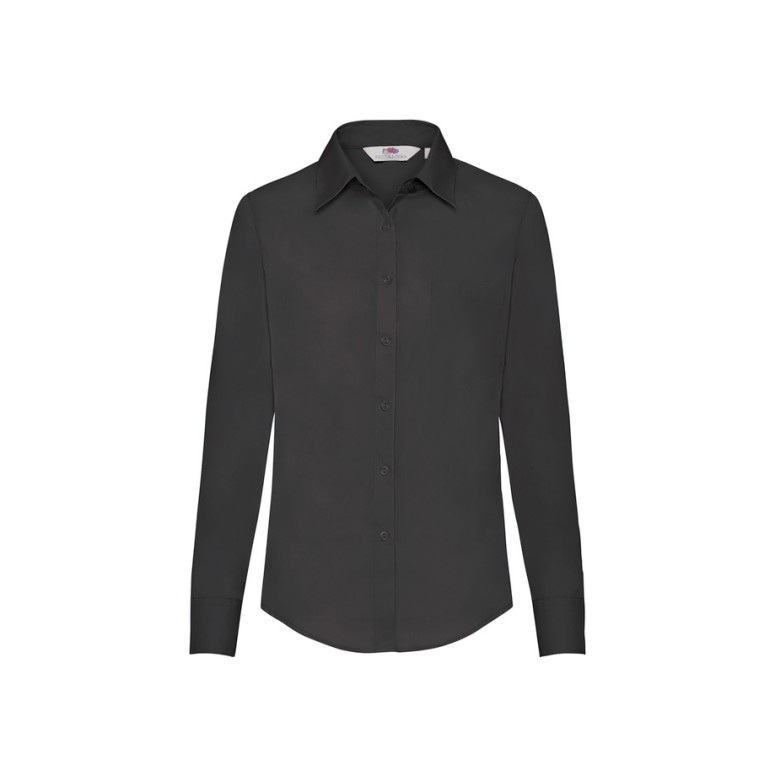 Chemise de travail en popeline pour femme à...