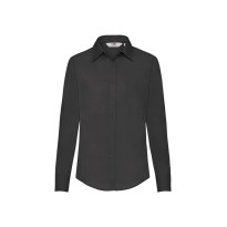 Chemise de travail en popeline pour femme à manches longues Fruit Of The Loom FR650120