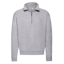 Sweat de travail Fruit of The Loom avec col zippé et cordon classique FR621140