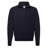 Sweat de travail Fruit of The Loom avec col zippé et cordon classique FR621140