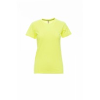 T-shirt Sunset Femme Col rond à manches courtes en coton - Payper AY 7446