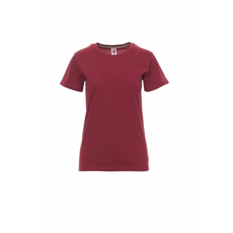 T-shirt Sunset Femme Col rond à manches courtes...