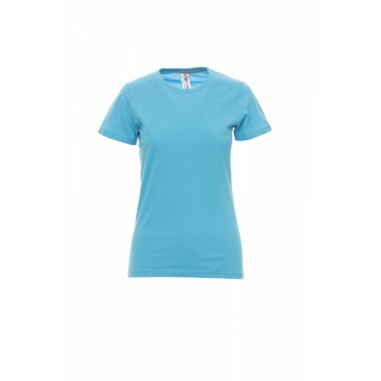 T-shirt Sunset Femme Col rond à manches courtes...