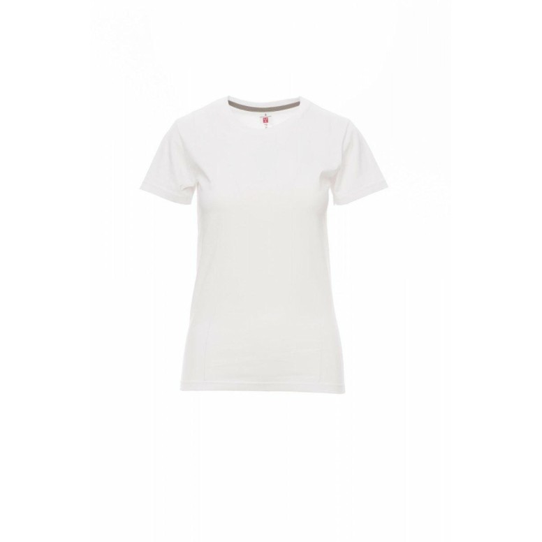 T-shirt Sunset Femme Col rond à manches courtes...