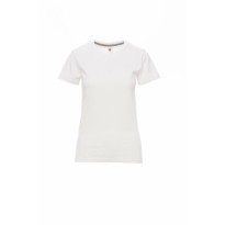 T-shirt Sunset Femme Col rond à manches courtes en coton - Payper AY 7446