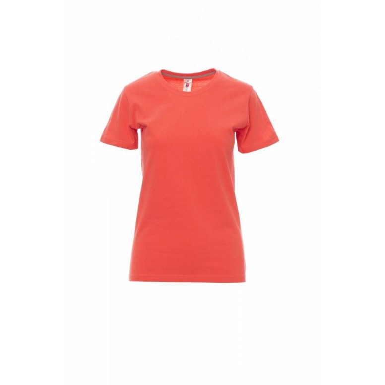 T-shirt Sunset Femme Col rond à manches courtes...
