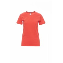 T-shirt Sunset Femme Col rond à manches courtes en coton - Payper AY 7446