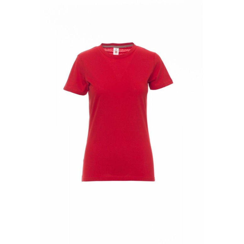 T-shirt Sunset Femme Col rond à manches courtes...