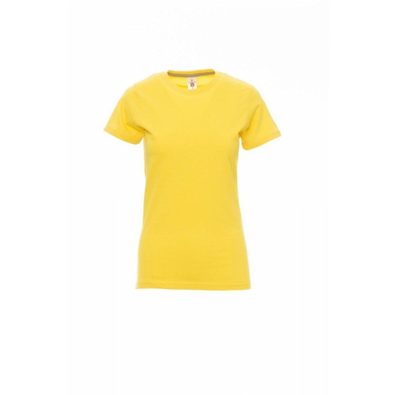 T-shirt Sunset Femme Col rond à manches courtes...