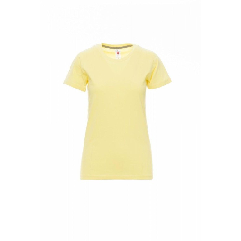 T-shirt Sunset Femme Col rond à manches courtes...