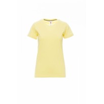 T-shirt Sunset Femme Col rond à manches courtes en coton - Payper AY 7446