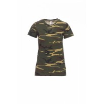 T-shirt Sunset Femme Col rond à manches courtes en coton - Payper AY 7446