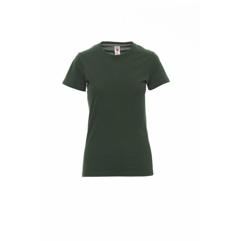 T-shirt Sunset Femme Col rond à manches courtes...