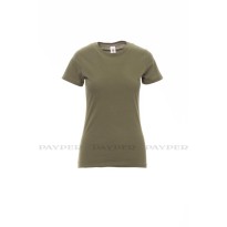 T-shirt Sunset Femme Col rond à manches courtes en coton - Payper AY 7446