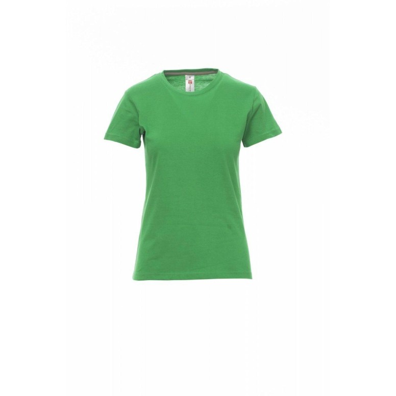 T-shirt Sunset Femme Col rond à manches courtes...