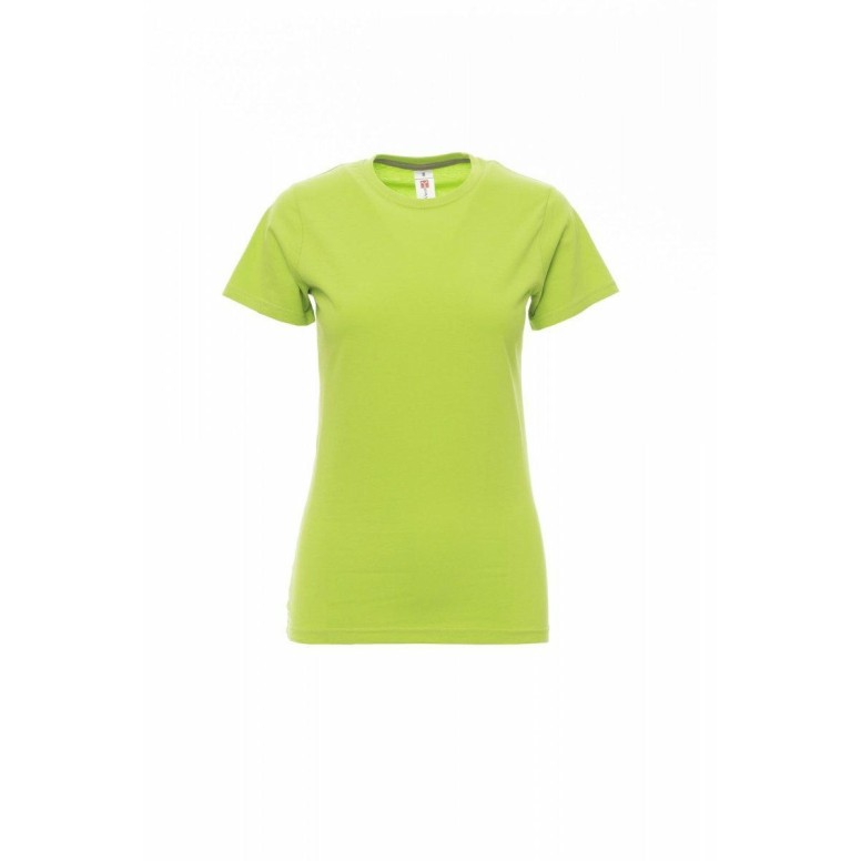 T-shirt Sunset Femme Col rond à manches courtes...