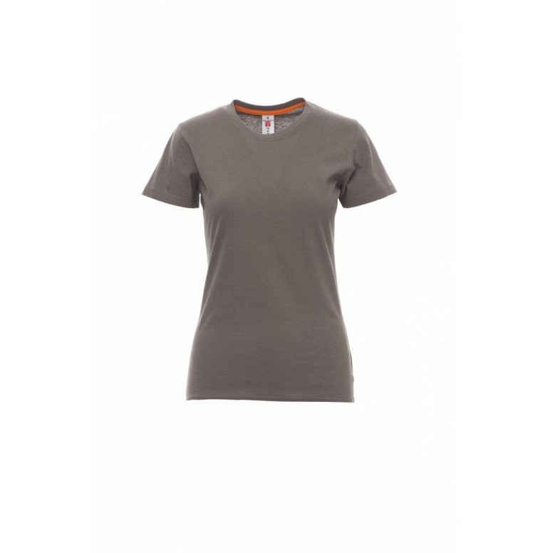 T-shirt Sunset Femme Col rond à manches courtes...