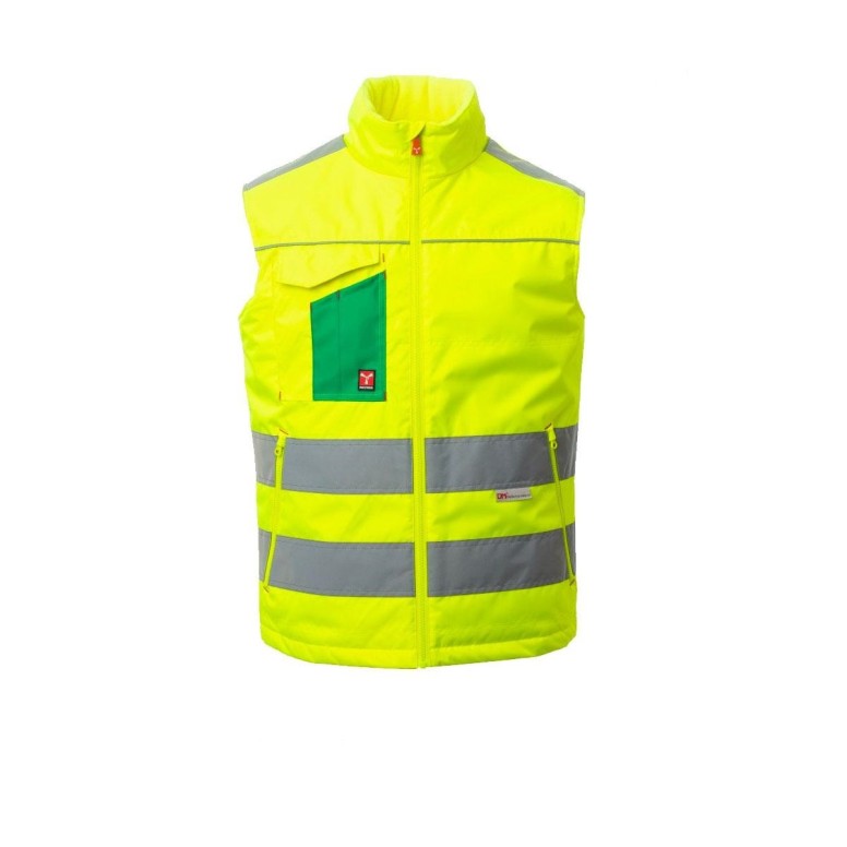 Gilet matelassé unisexe de travail haute...