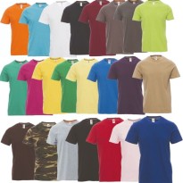 T-shirt Sunset Col rond à manches courtes en coton - Payper AY 7443